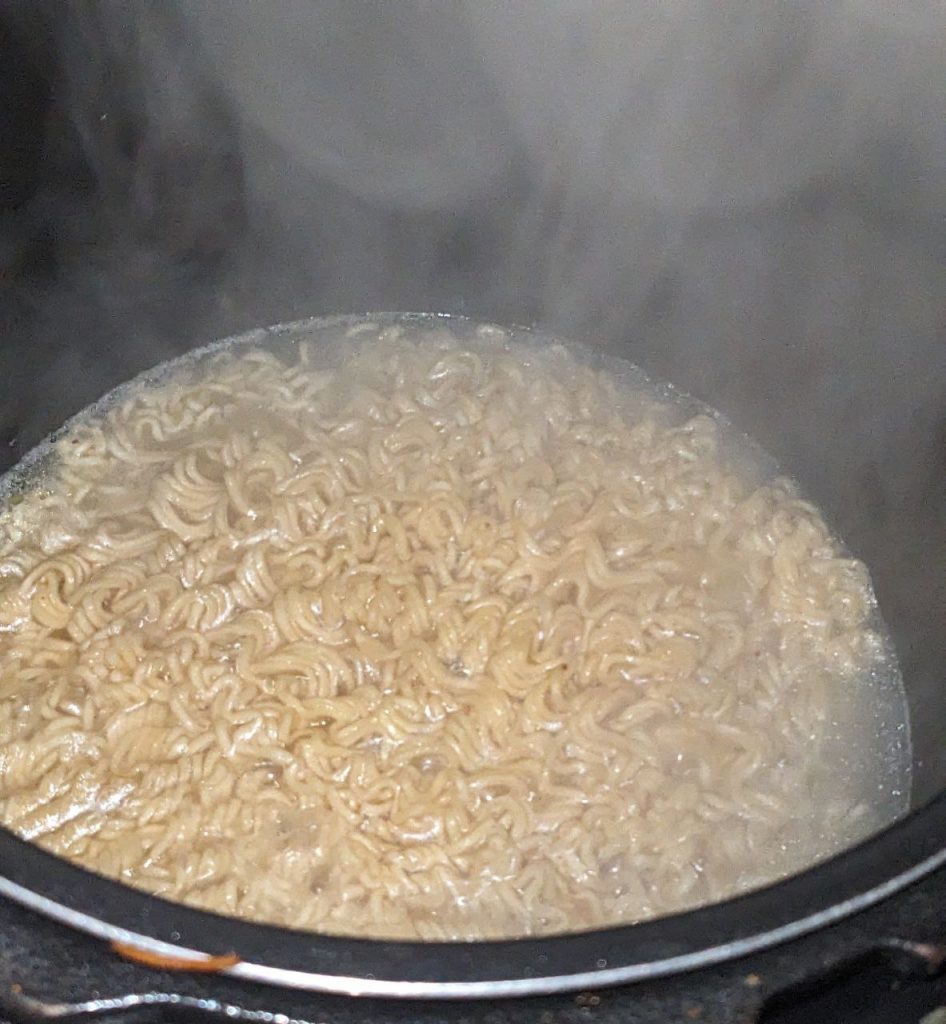 Boiling Instant Noodles