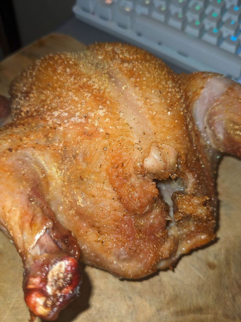 Air Fried whole chicken